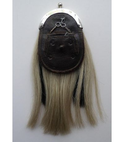 Antique Scottish Horsehair Sporran