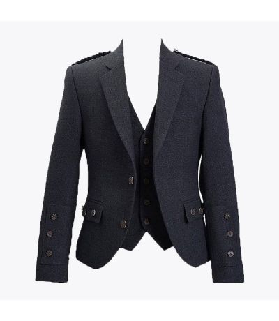 Crail Charcoal Tweed Klashich Jacket