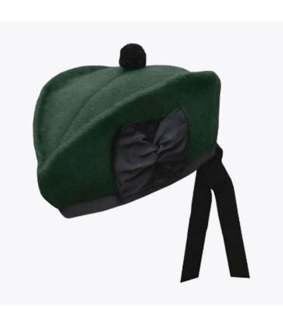 Dark Green Glengarry Hat
