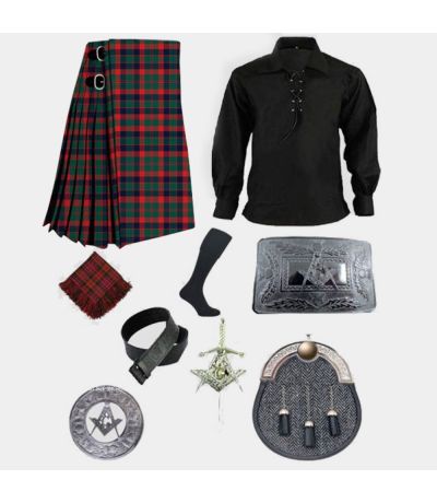 Glasgow Tartan Kilt Outfit Package Deal