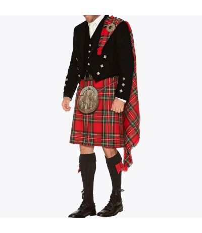 Prince Charlie Royal Stewart Wedding Kilt Outfit For Men