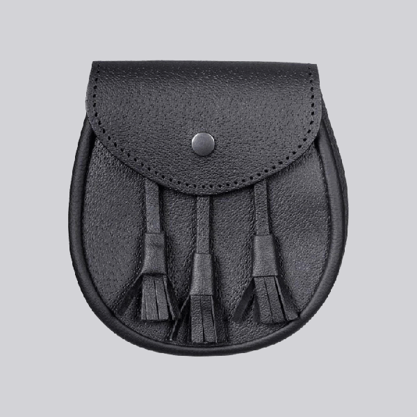 Day Black Leather Sporran