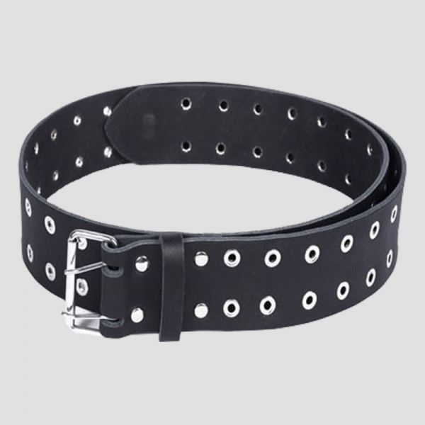 Premium Quality Black Leather Fashion Kilt Belt